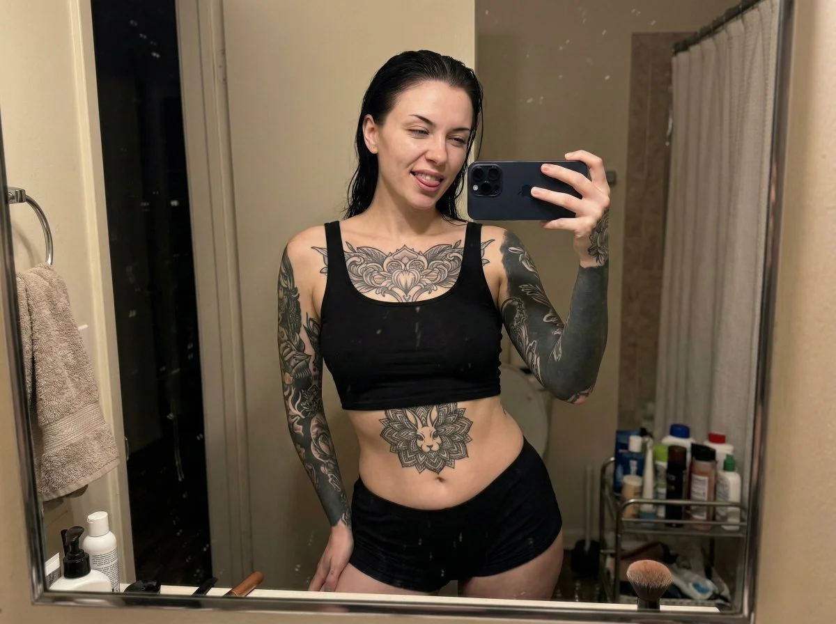 Intimate Reflection: The Art of Raw Self-Expression