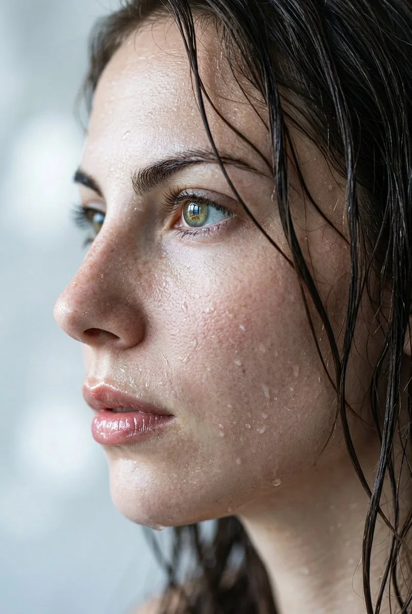 Intimate Wet Close-Up of Woman with Nano Banana 2