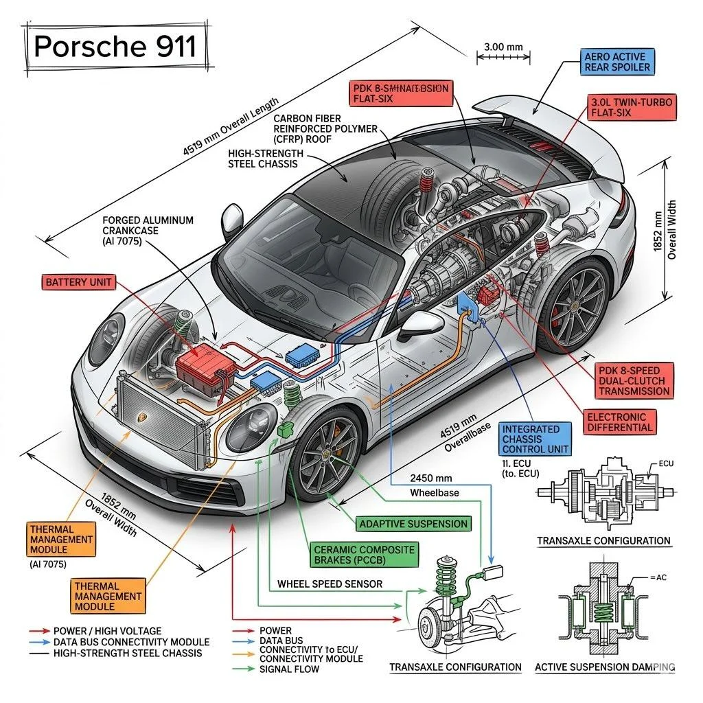 Intricate Engineering Visualization Revealing Internal Device Architecture