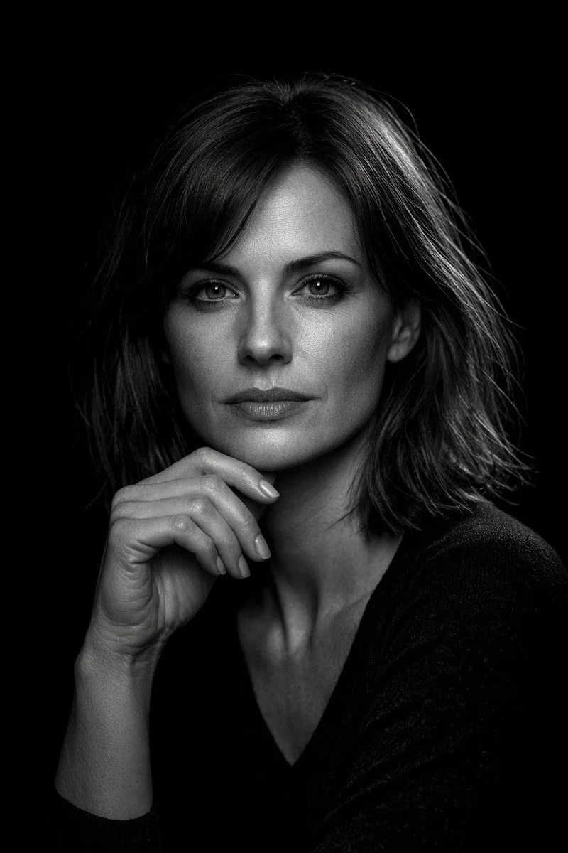 Introspective Elegance: A Cinematic Portrait