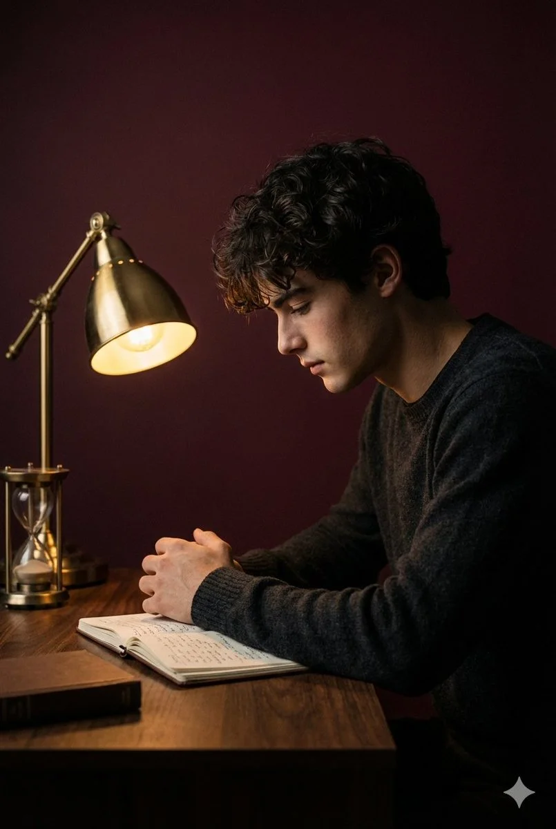 Introspective Elegance: A Cinematic Study in Shadows