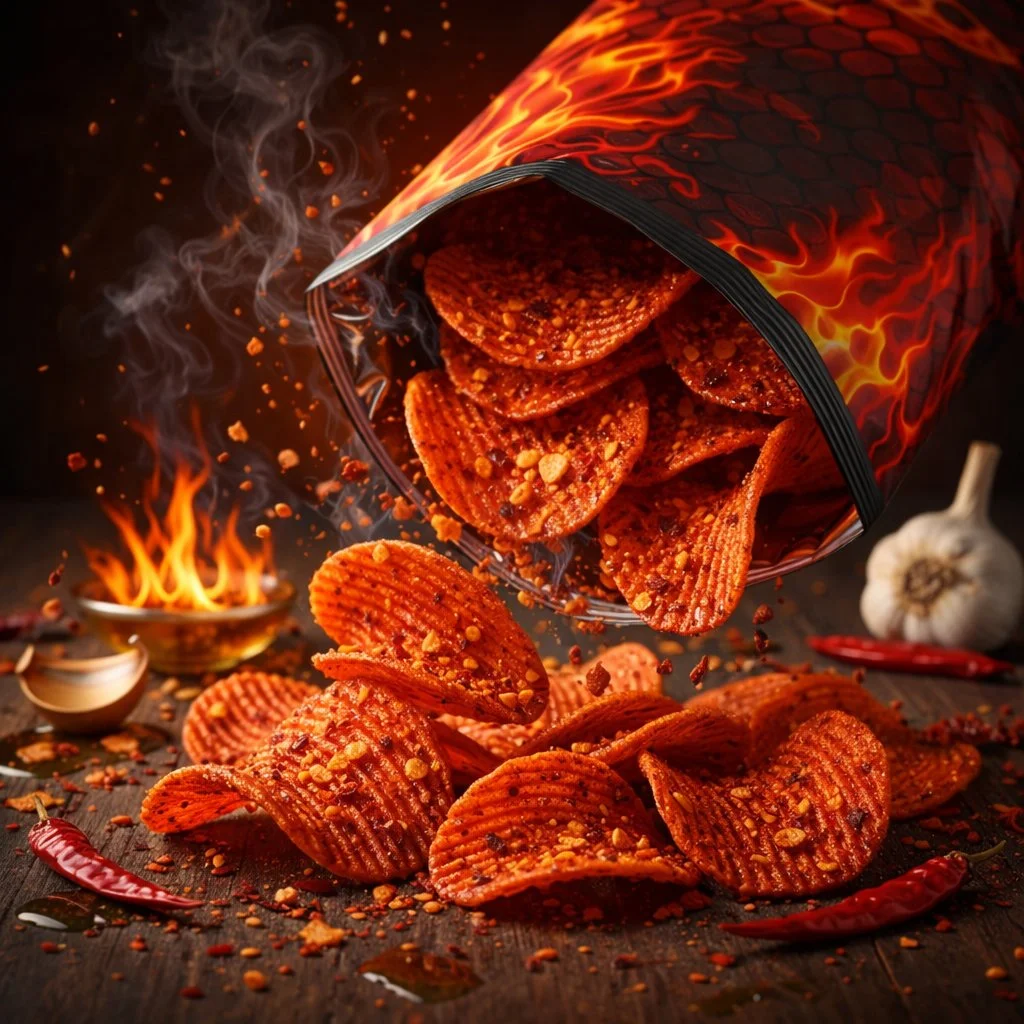 Inviting Freshness in Lay’s Sour Cream & Onion Ridged Chips