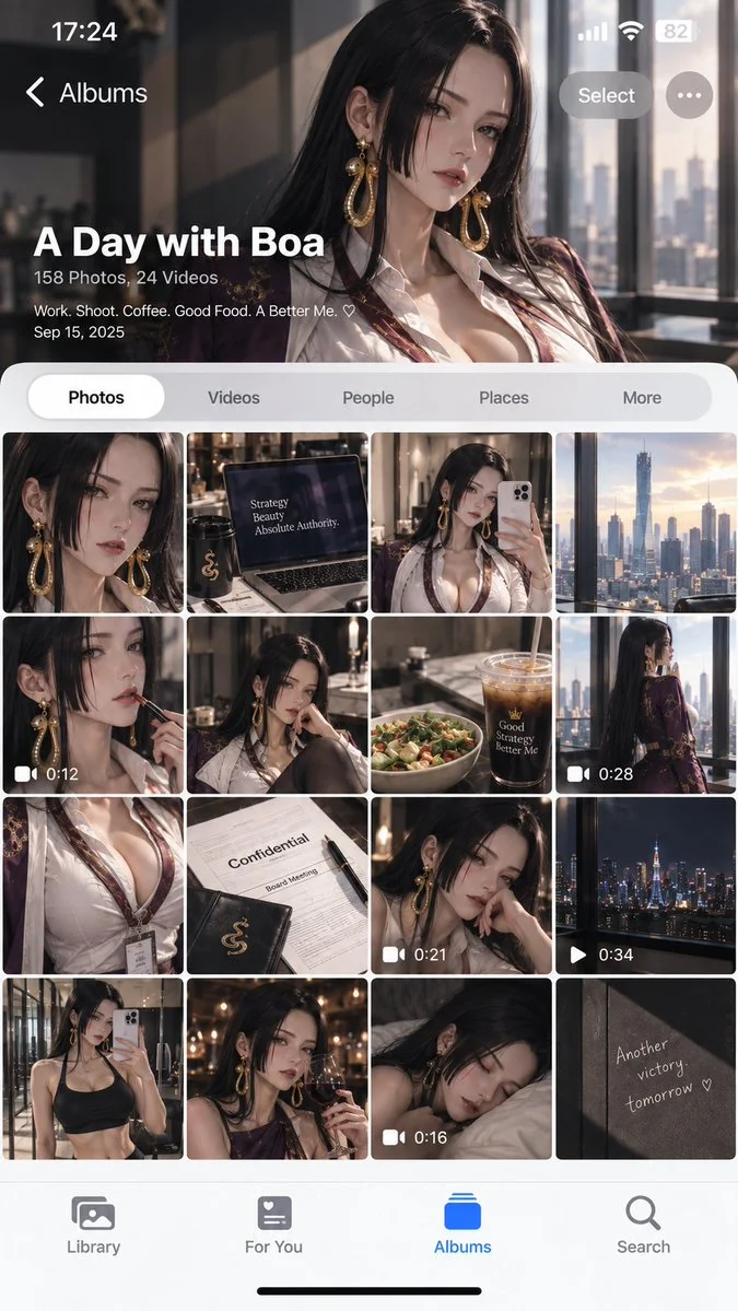 iPhone album UI fails to change despite iOS version trick attempts