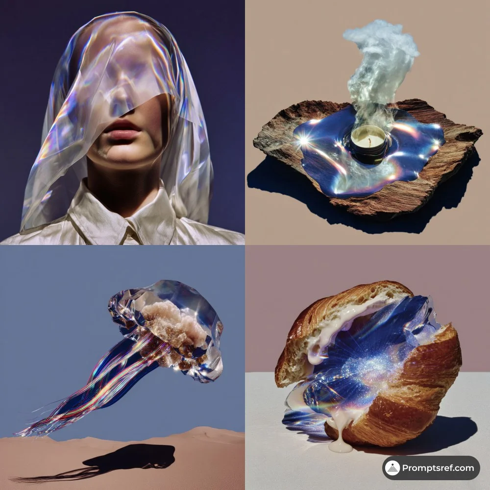 Iridescent Light and Melting Glass Sculpt Everyday Objects Into High-Fashion Art