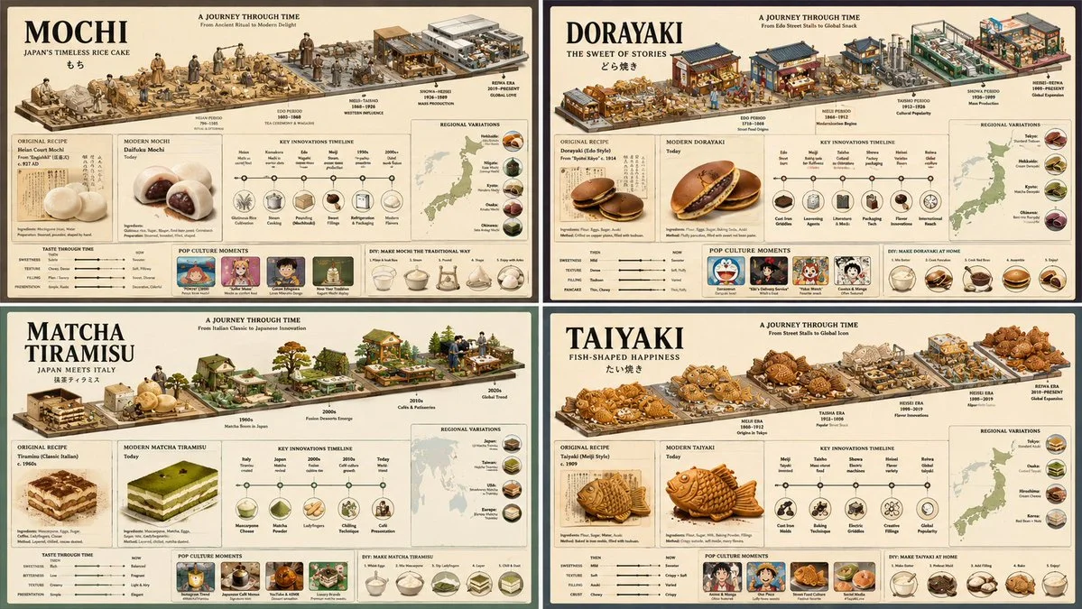 Japanese desserts evolve from royal kitchens to modern factory lines