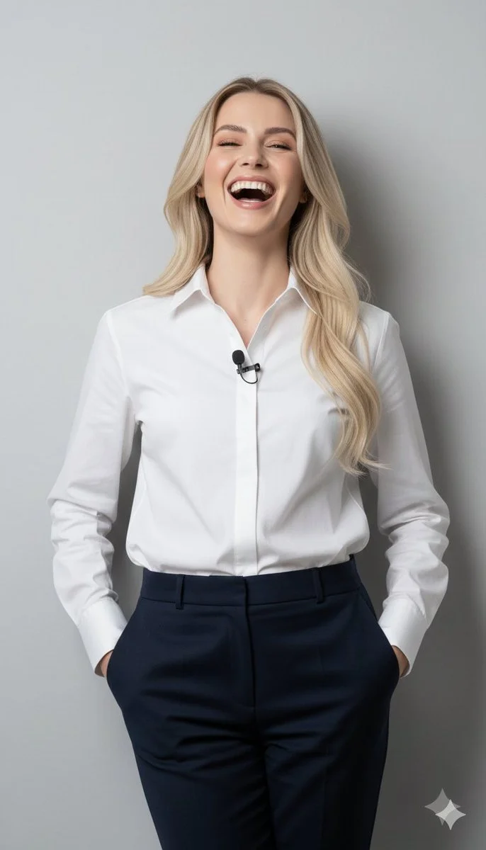 Joyful Laughter: A Portrait of Success