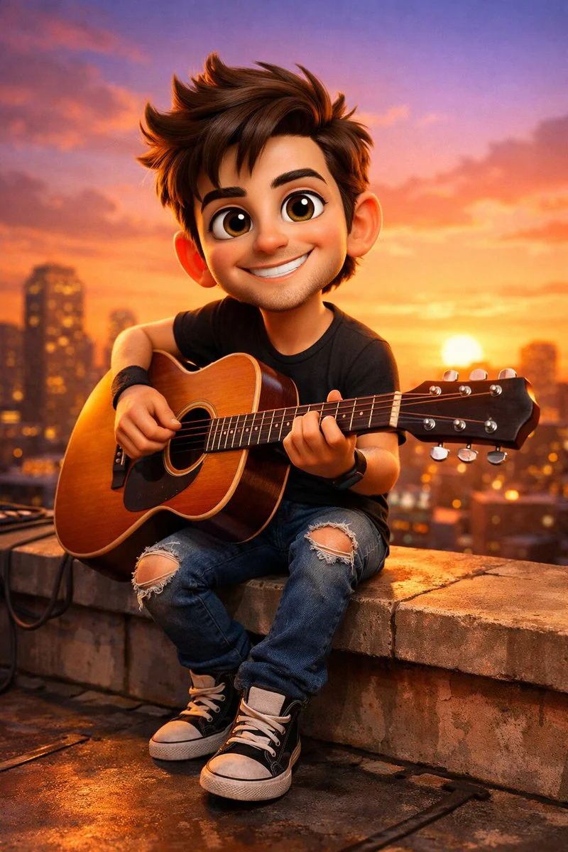 Joyful Strings Above the City