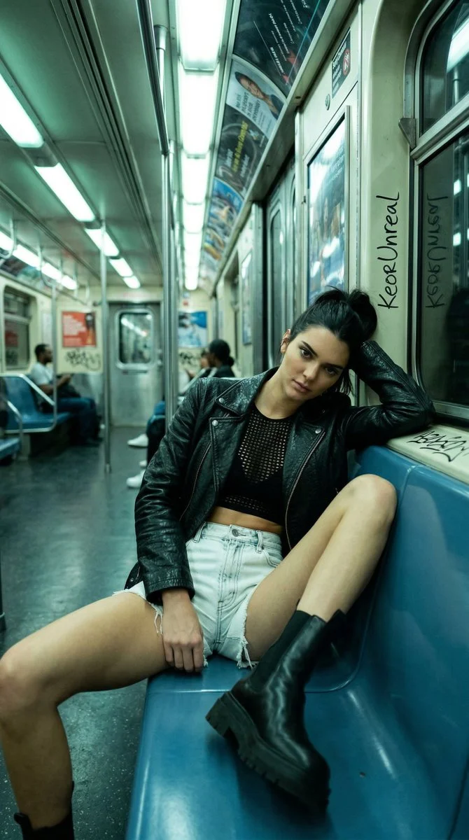 Kendall Jenner's Subway Moment: Candid & Chic