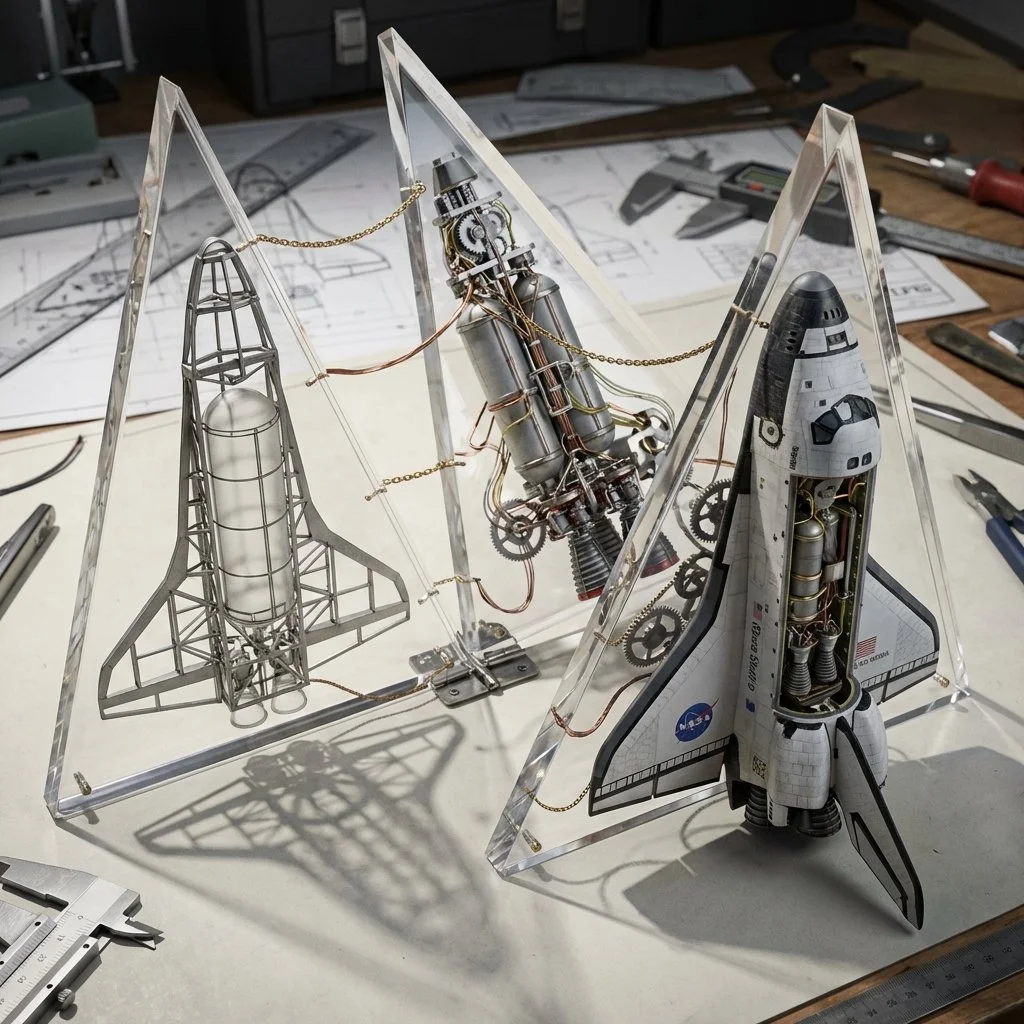 Kinetic Blueprint: Unfolding the Assembly of a Complex Machine