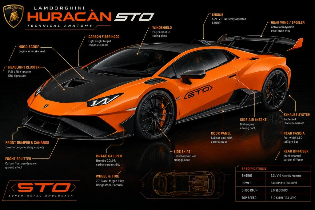 Lamborghini Huracán STO: Engineering Mastery Revealed