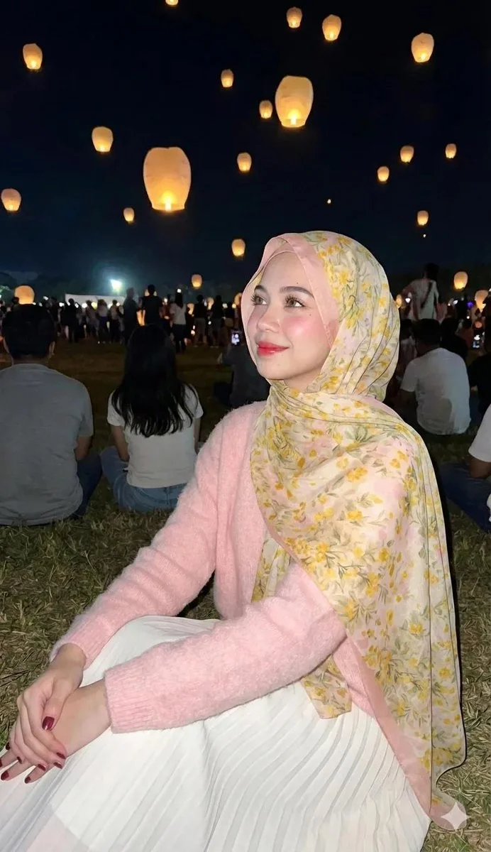 Lantern Glow Over Evening Grass