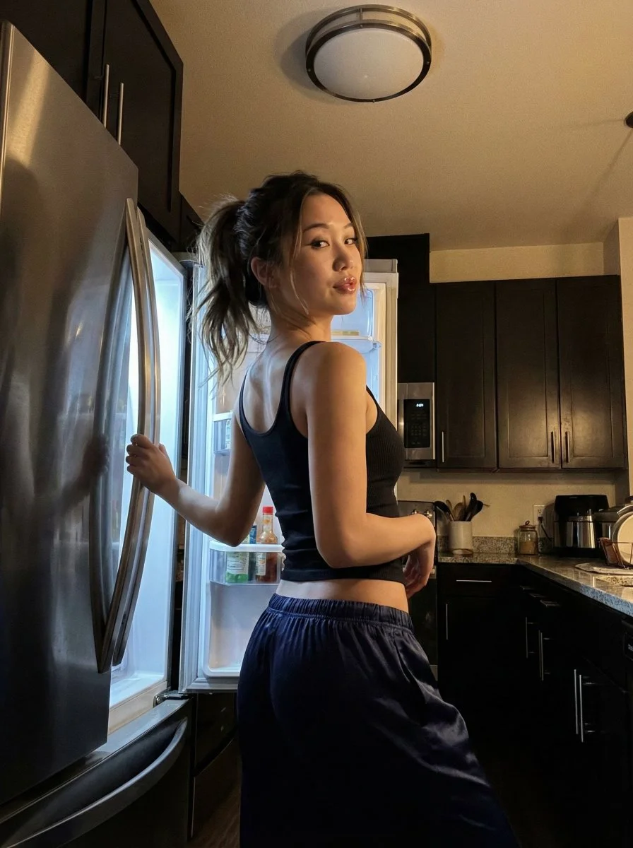 Late-Night Fridge Glow