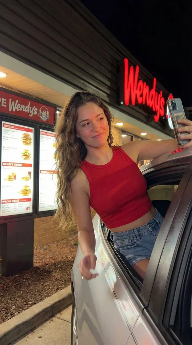 Late Night Wendy's Vibes: A Hungry Selfie