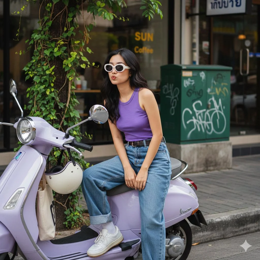 Lavender Vibes and Urban Style