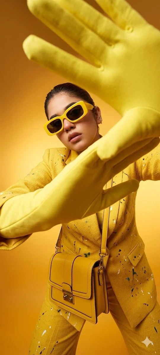 Lemon Luxe: Bold Yellow Fashion Power