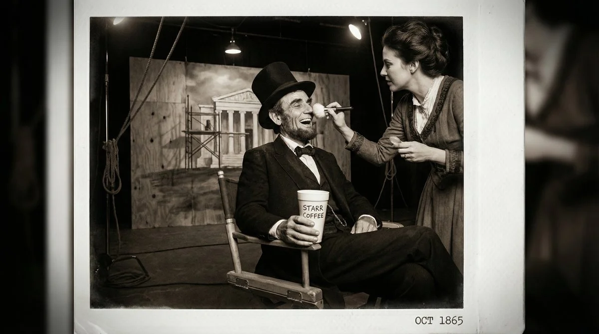Lincoln's Laugh: A Time-Traveling Snapshot
