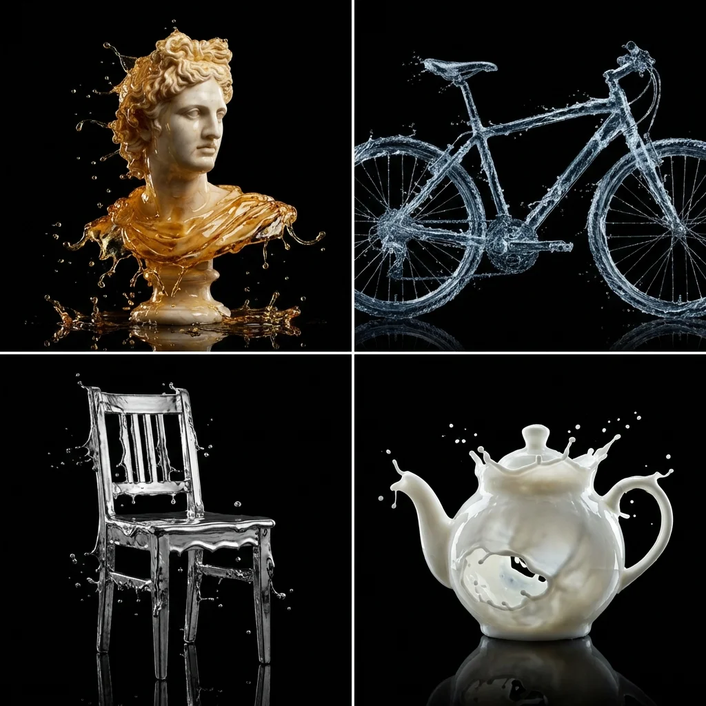 Liquid Forms Captured in Motion