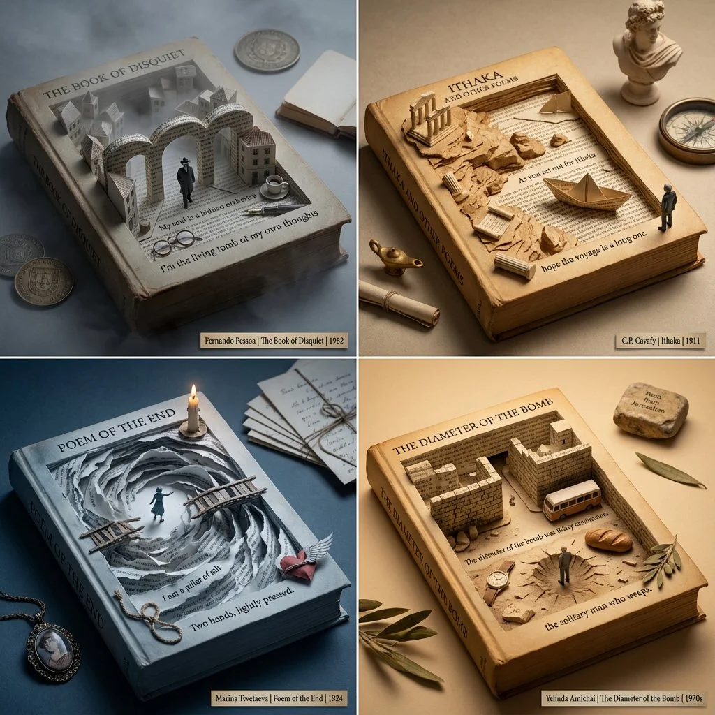 Literary Landscapes: A Sculpted Poetry Journey