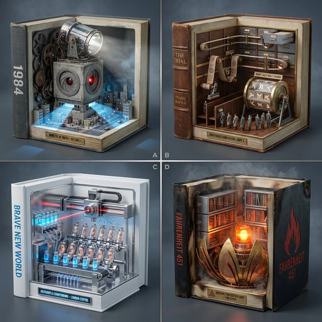 Literary Machines: A Dystopian Diorama