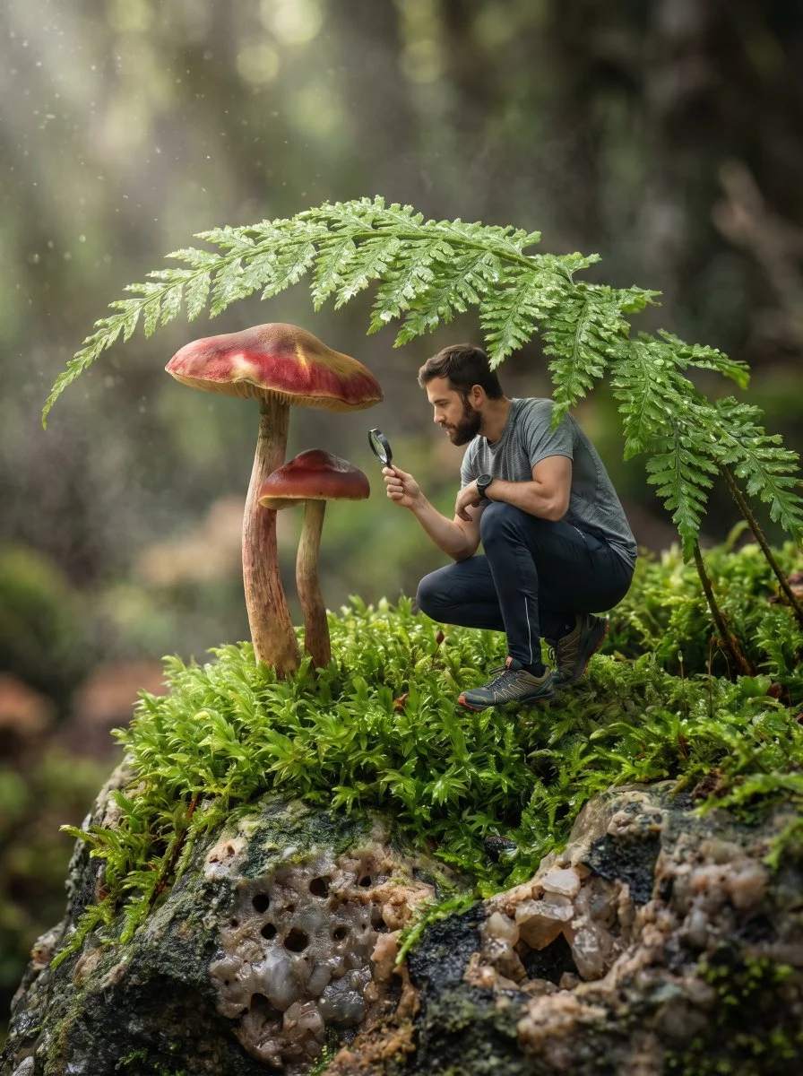 Lost in the Green Giant: Intimate Exploration of a Miniature Natural World