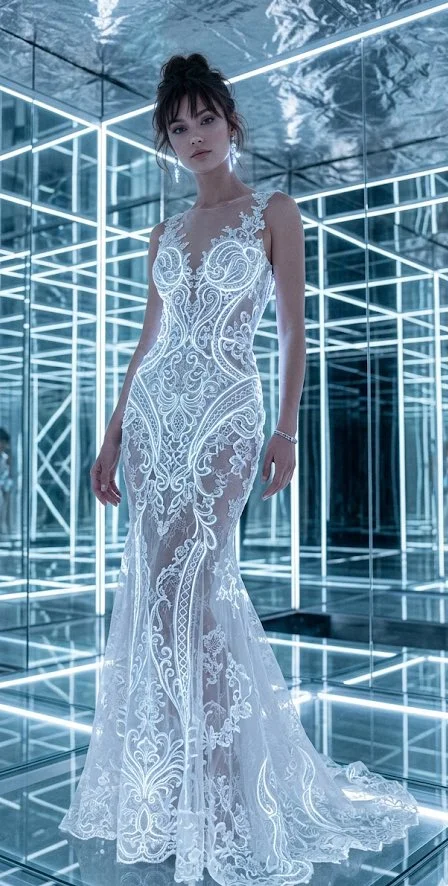 Luminous Elegance in a Glass Sanctuary