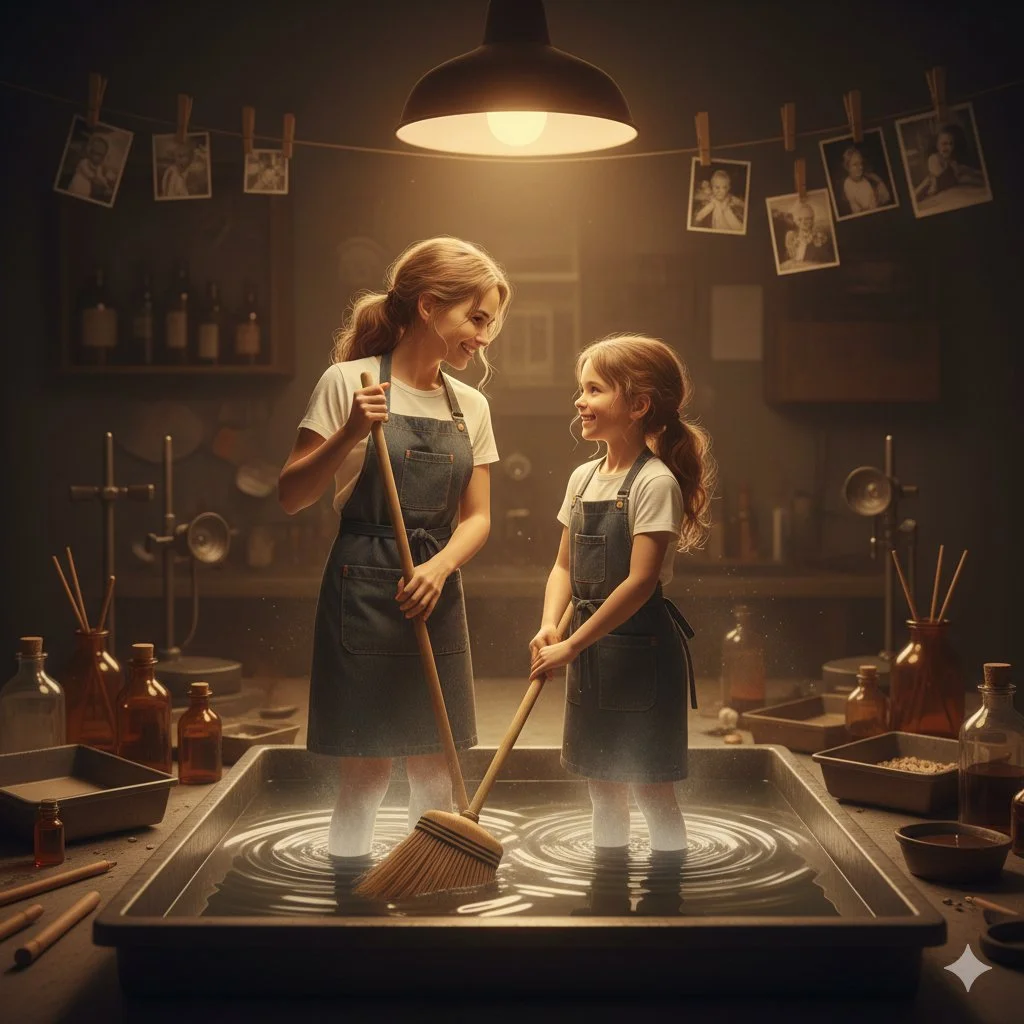 Luminous Memories: A Darkroom Bond