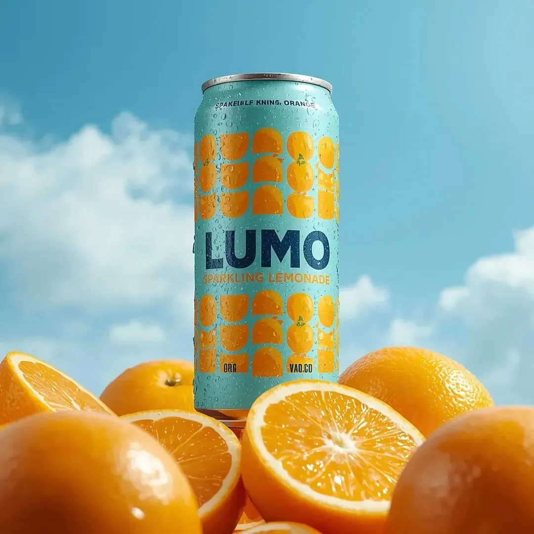 LUMO Citrus Glow: Hyper-Realistic Summer Soda
