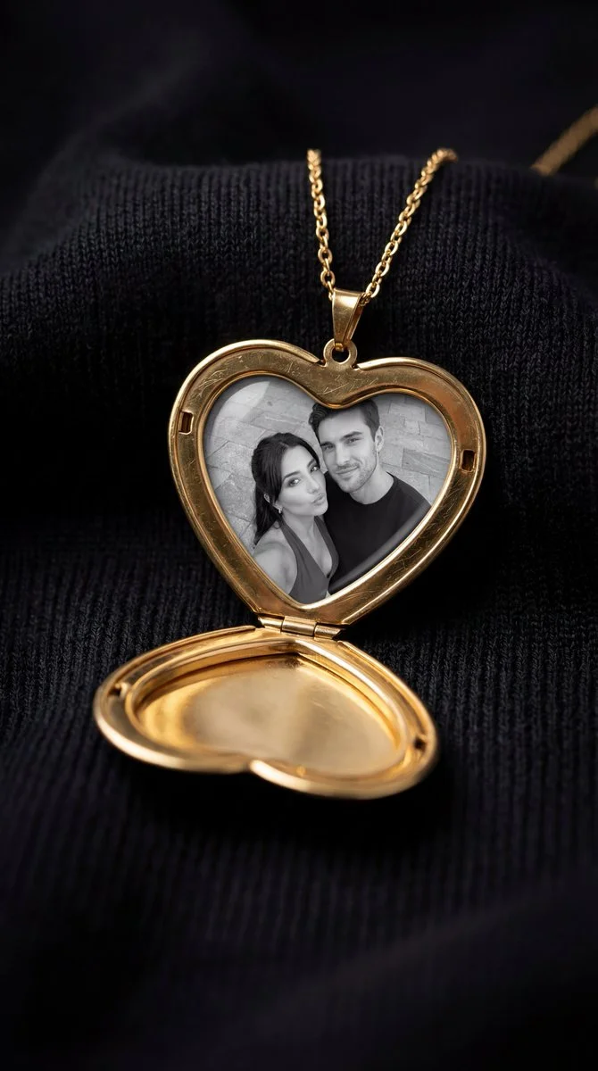 Luxe Heart Locket: A Macro Marvel