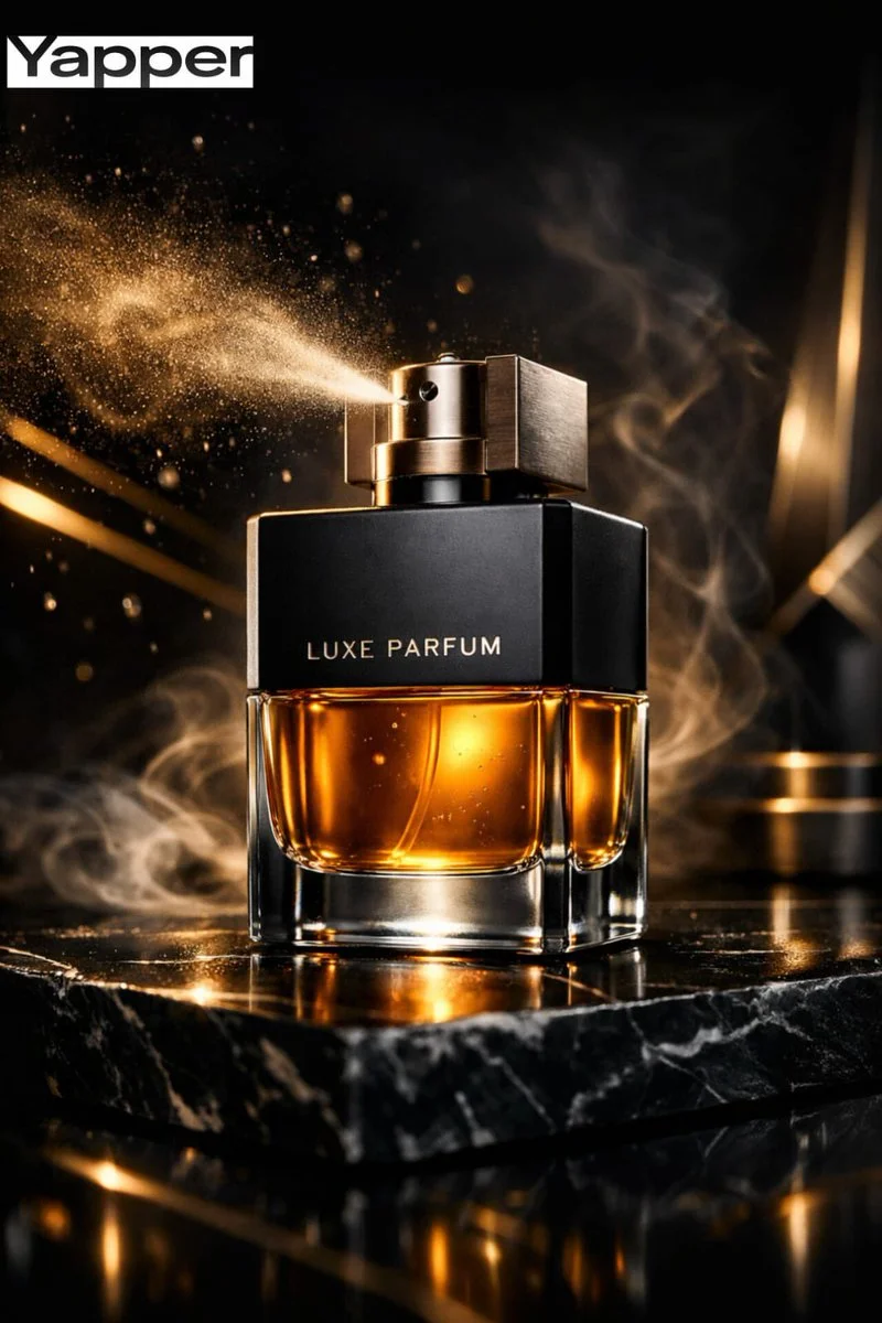 Luxury in a Bottle: Sleek & Stunning Perfume Campaign