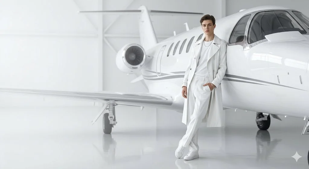 Luxury in White: A Cinematic Portrait of Modern Elegance