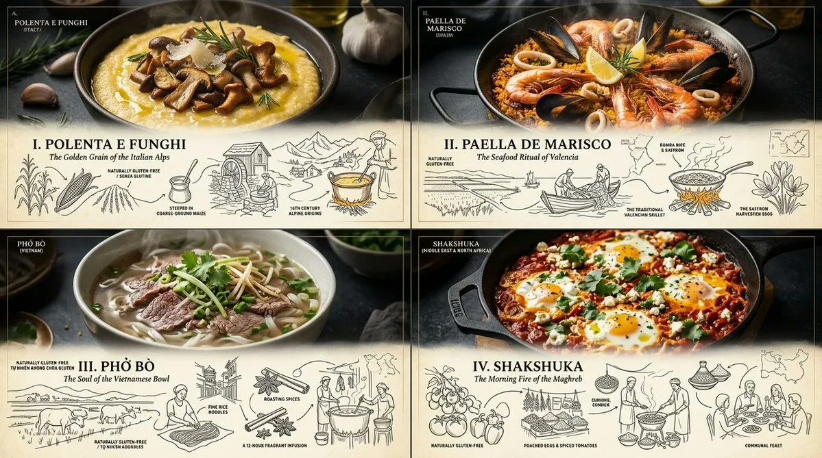 Luxury Magazine Feature Fuses Gluten-Free Dish With Illustrated Encyclopedia