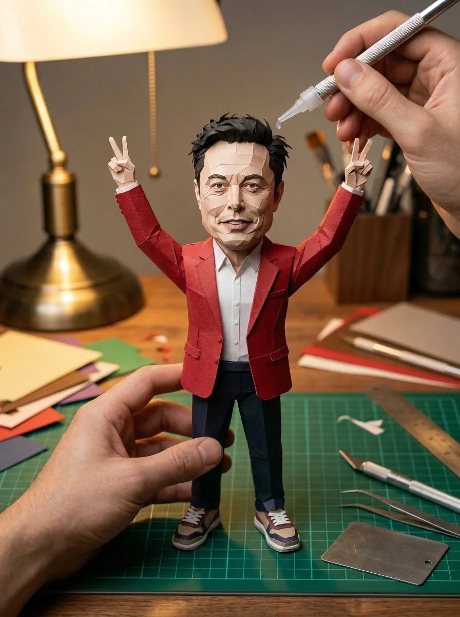 Masterful Origami: A Lifelike Papercraft Marvel