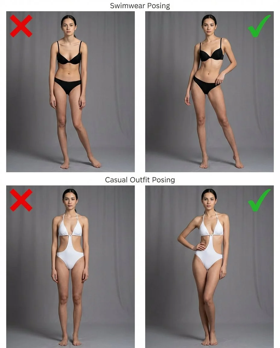 Mastering Model Poses: A Visual Guide