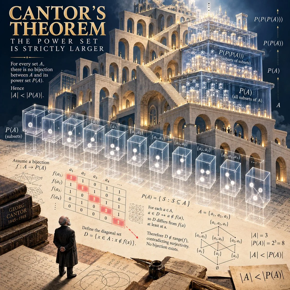 Mathematical Theorem Rises from Sketch to Concrete Isometric Monument