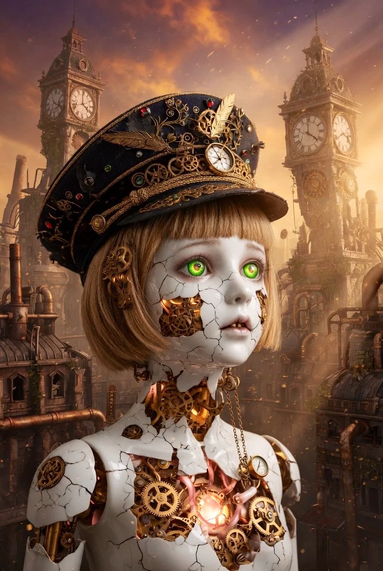 Mechanical Grace Amidst the Ruins