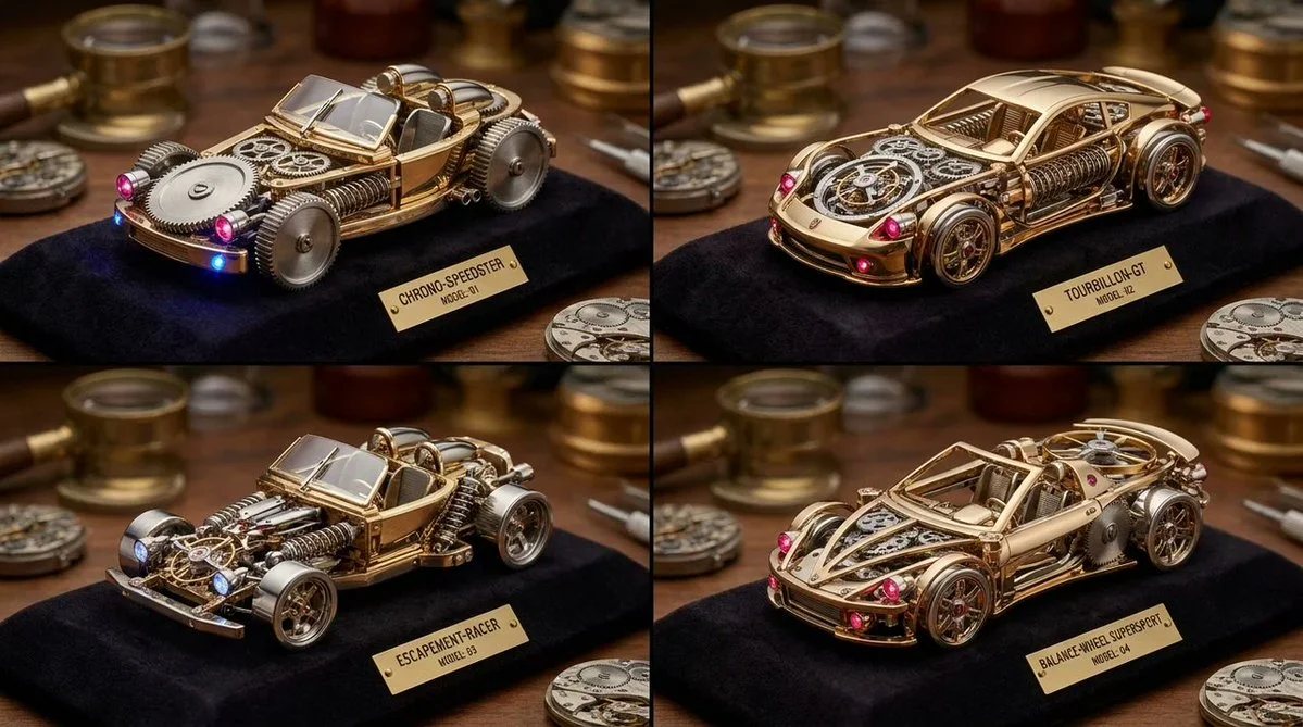 Mechanical Precision: Luxury Cars in Watch Parts
