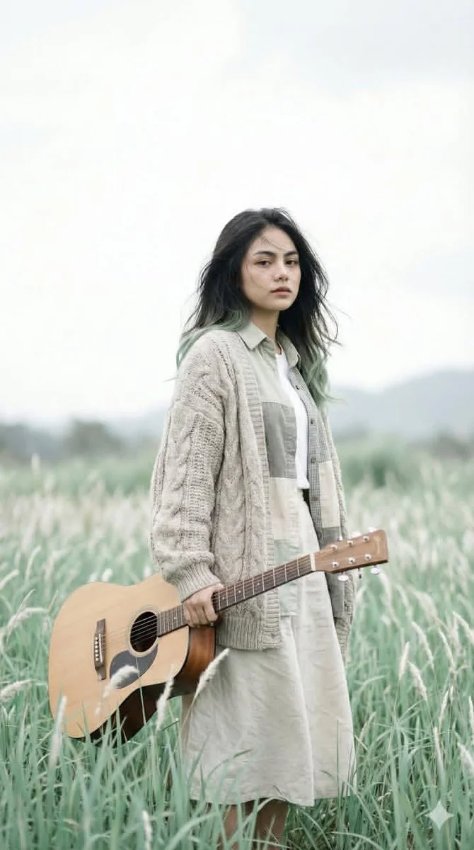 Melancholy Melodies: A Portrait of Contemplation