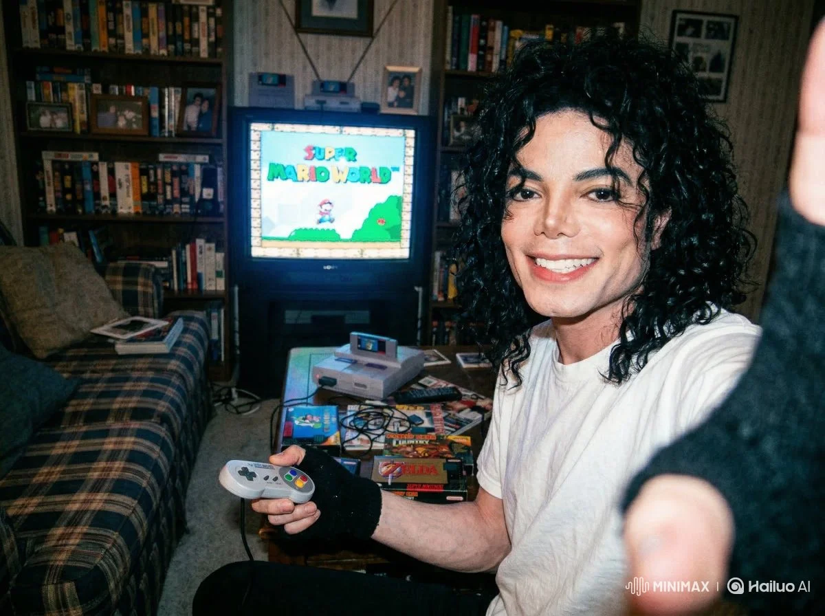 Michael Jackson's Retro Selfie Moment