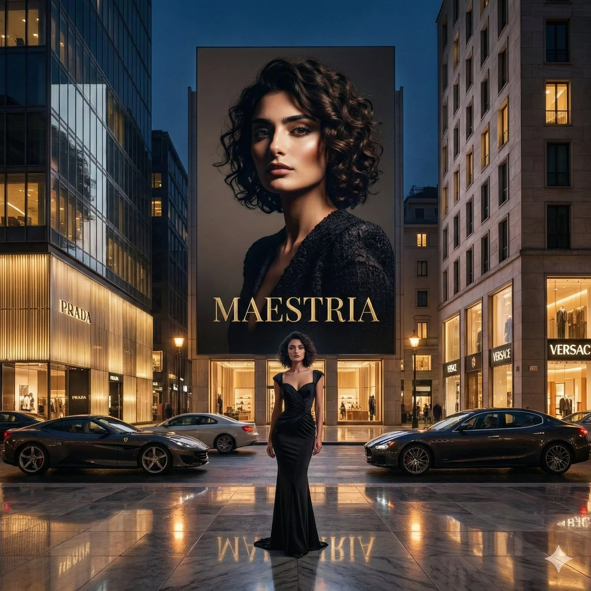 Midnight Elegance: Milan's Haute Couture Scene