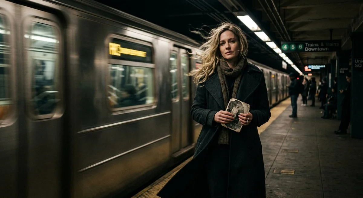 Midnight Reflections on a Blur of Steel