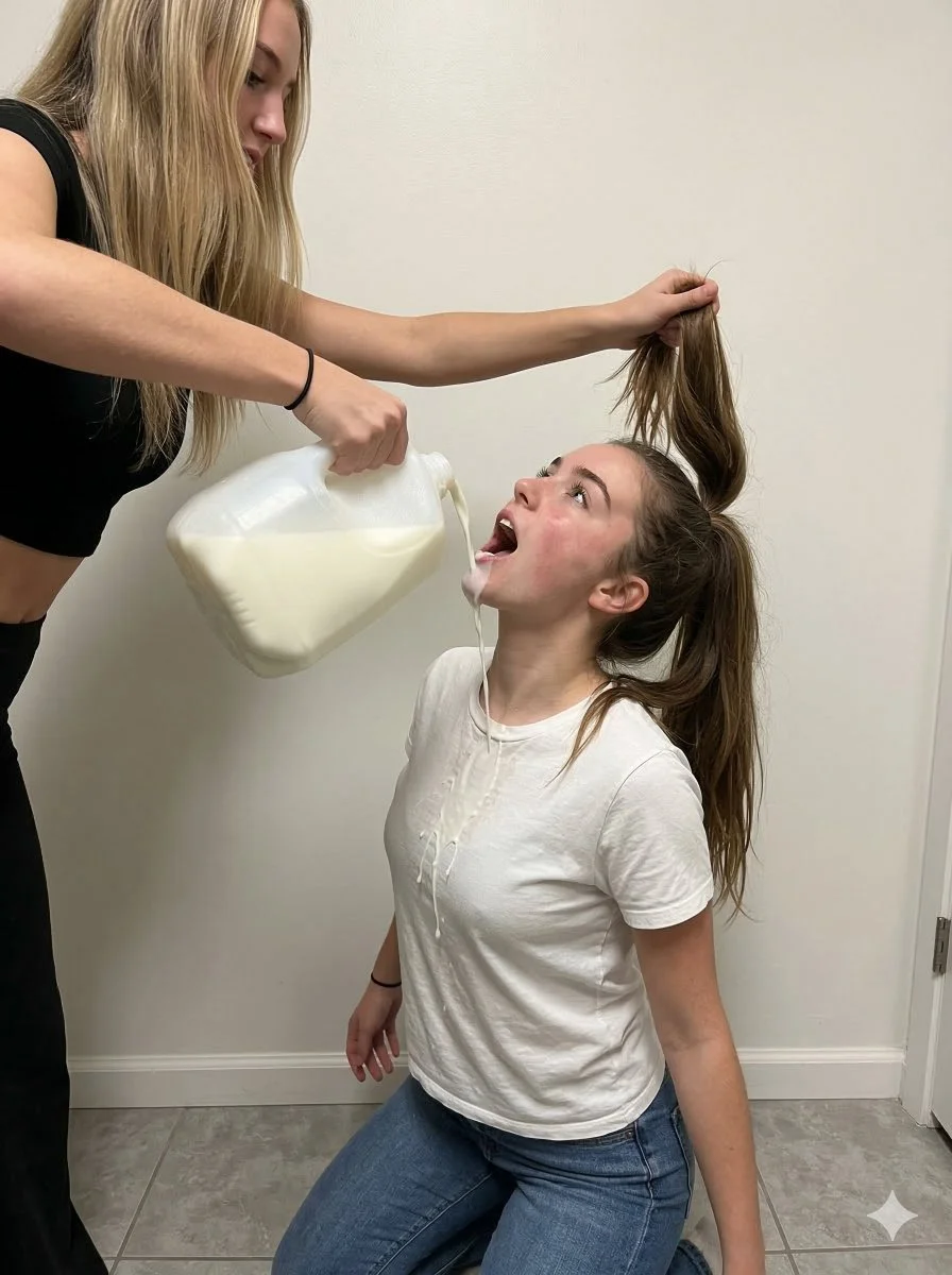 Milk Mayhem: A Playful Indoor Prank