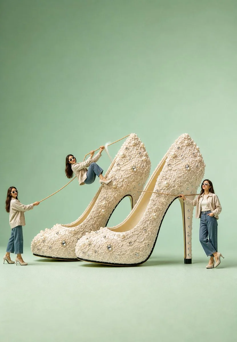 Miniature Architects of Luxury Sandals
