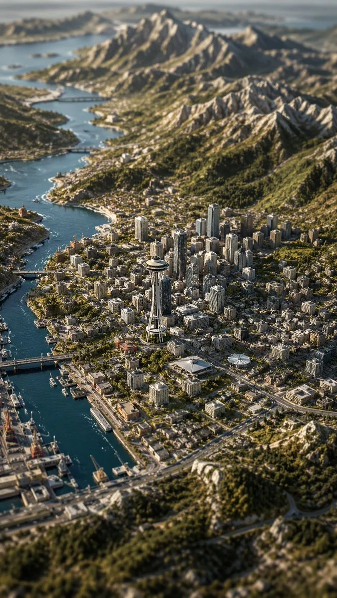 Miniature Majesty: A City in the Palm of Your Hand