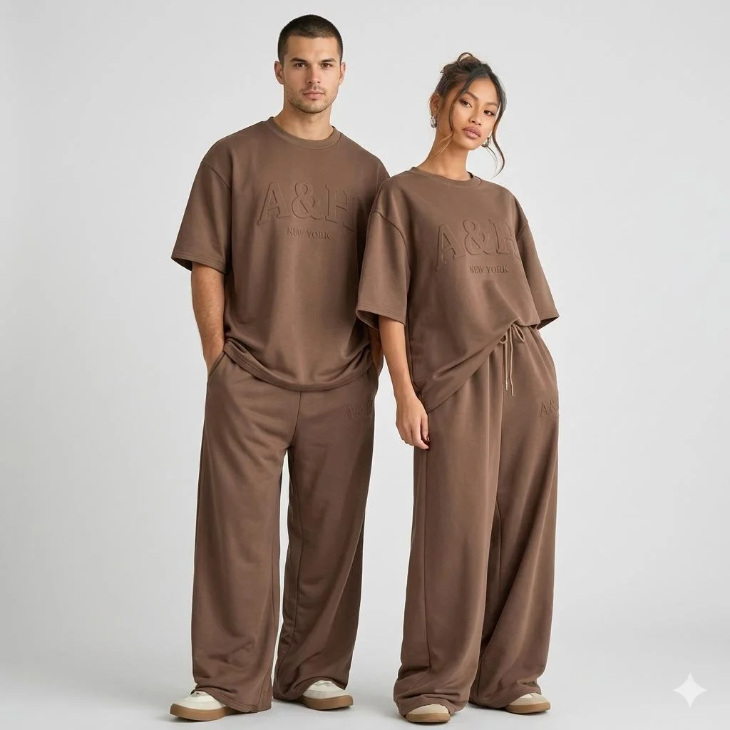 Minimalist Duo in Chocolate Brown Loungewear
