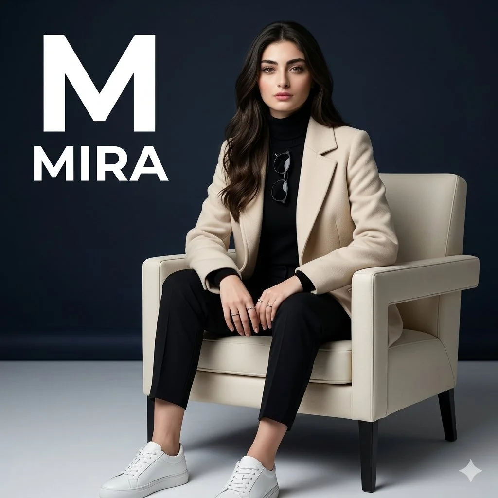 Minimalist Luxury Fashion Portrait in Ultra-Realistic Detail