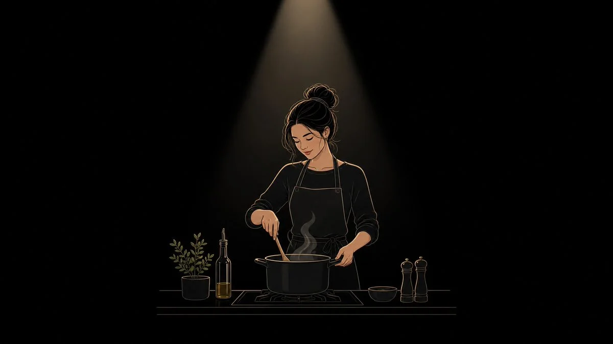 Minimalist Spotlight on Product Form