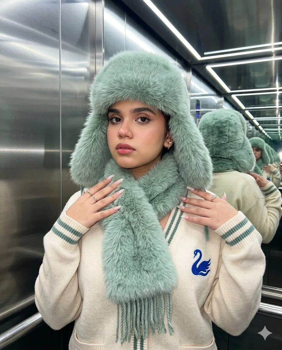 Mint Serenity in a Chrome Haven