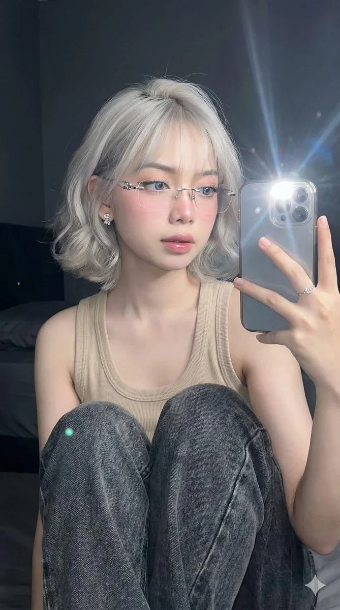 Mirror Glow: The Art of Soft Glam Selfies