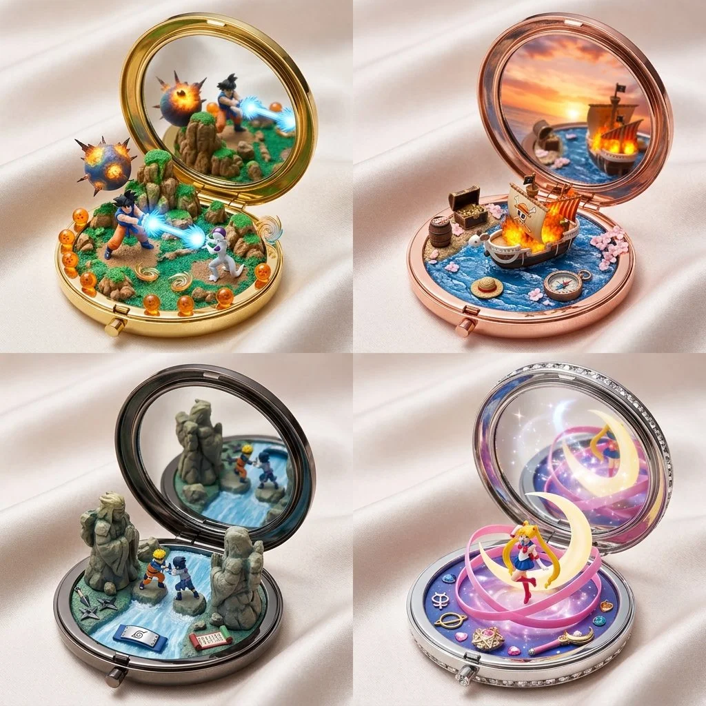 Mirror Magic: Manga Moments Reimagined