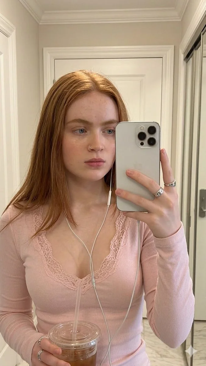 Mirror Moments: Soft Glam Selfie